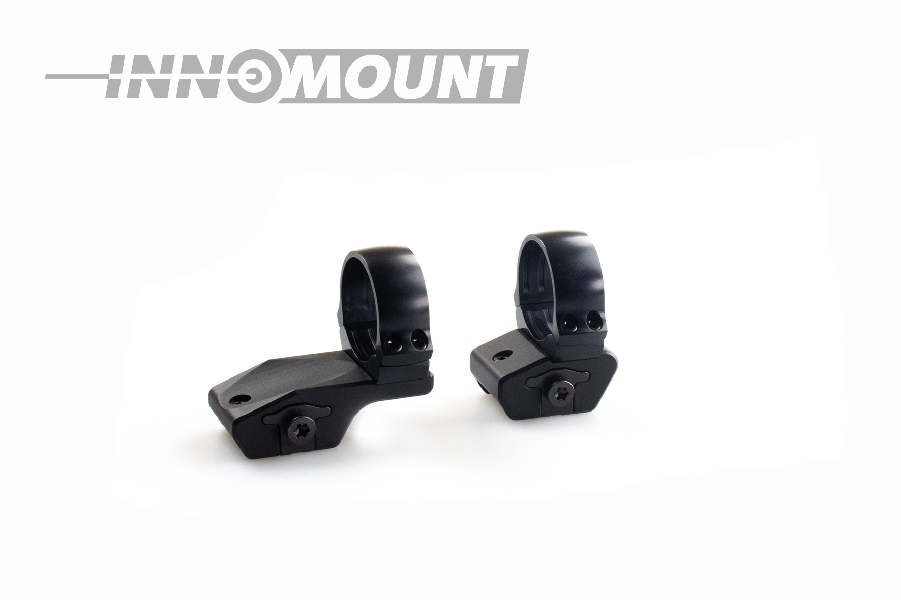 INNOMOUNT FM - zweiteilig - gekröpft
für Weaver/Picatinny - Ring 30mm BH 3mm = (Standard)