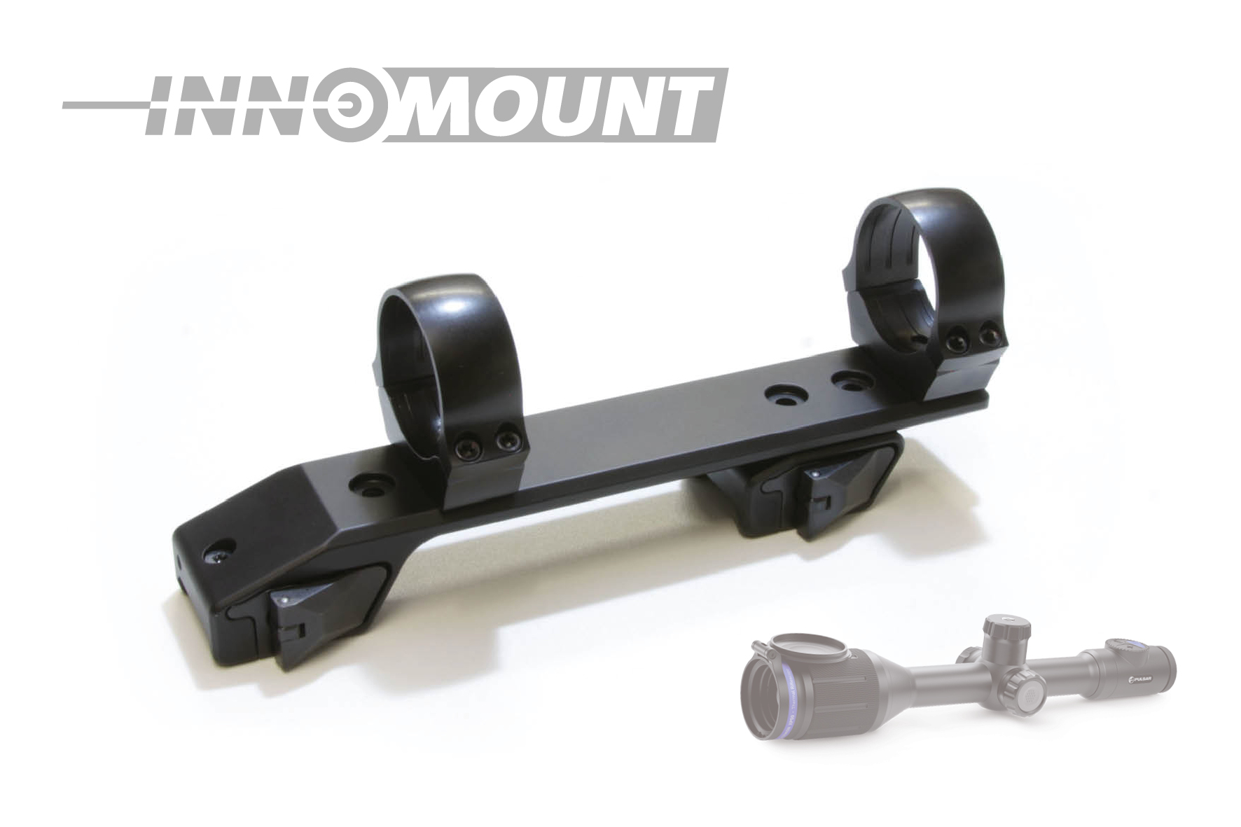 INNOMOUNT QD - zweiteilig - variabel
für Weaver/Picatinny - Tube/Thermal (30mm)
