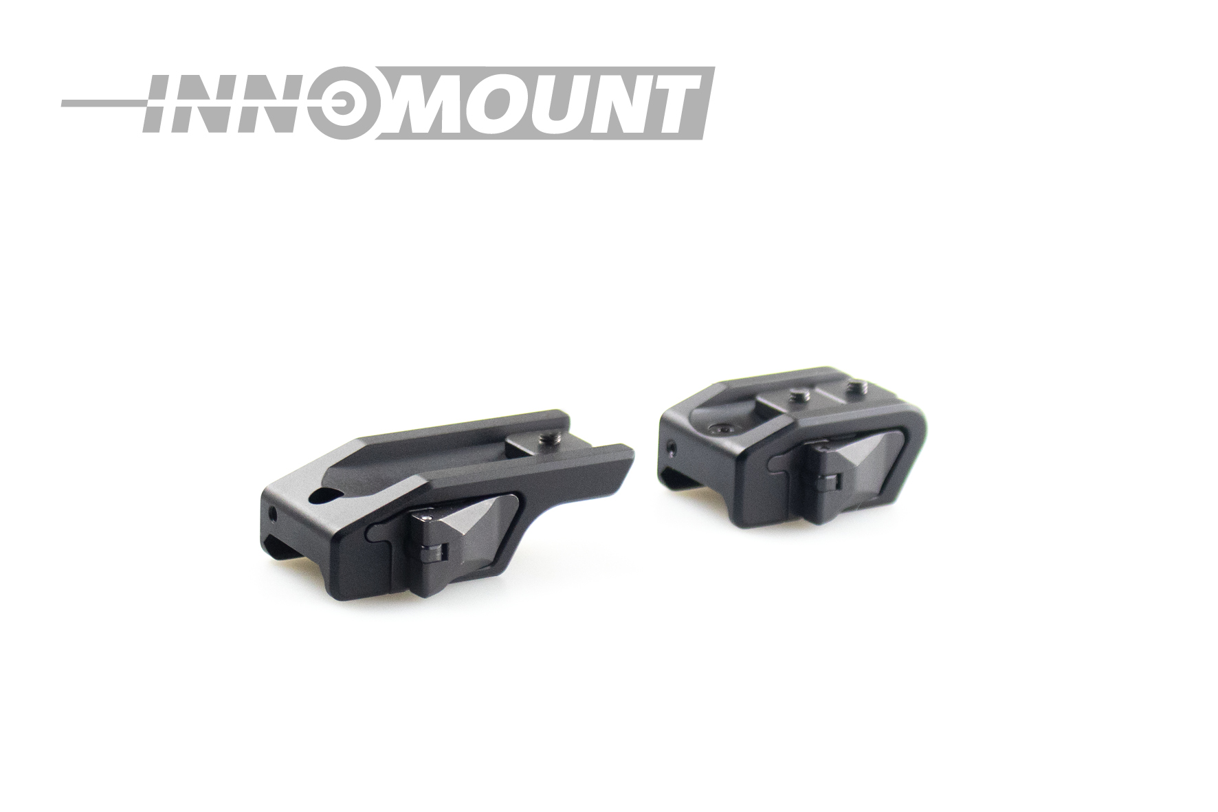 INNOMOUNT QD - zweiteilig - gekröpft
für Weaver/Picatinny - Schmidt & Bender Convex